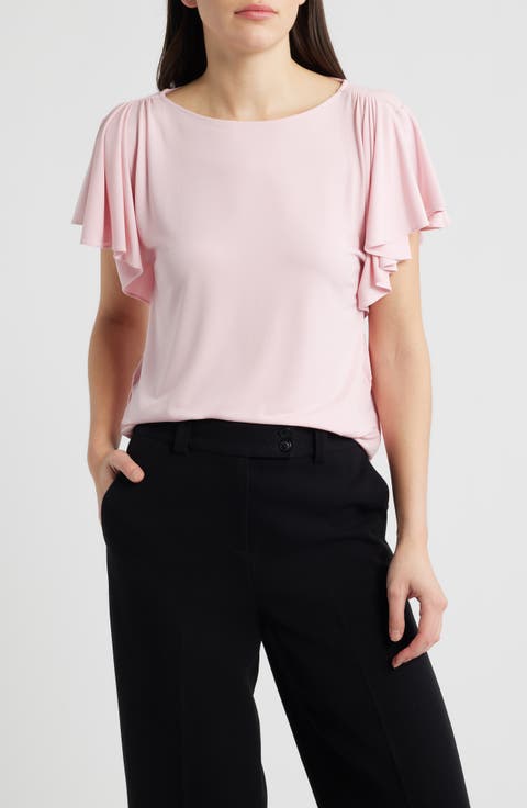Cascade Flutter Sleeve Top