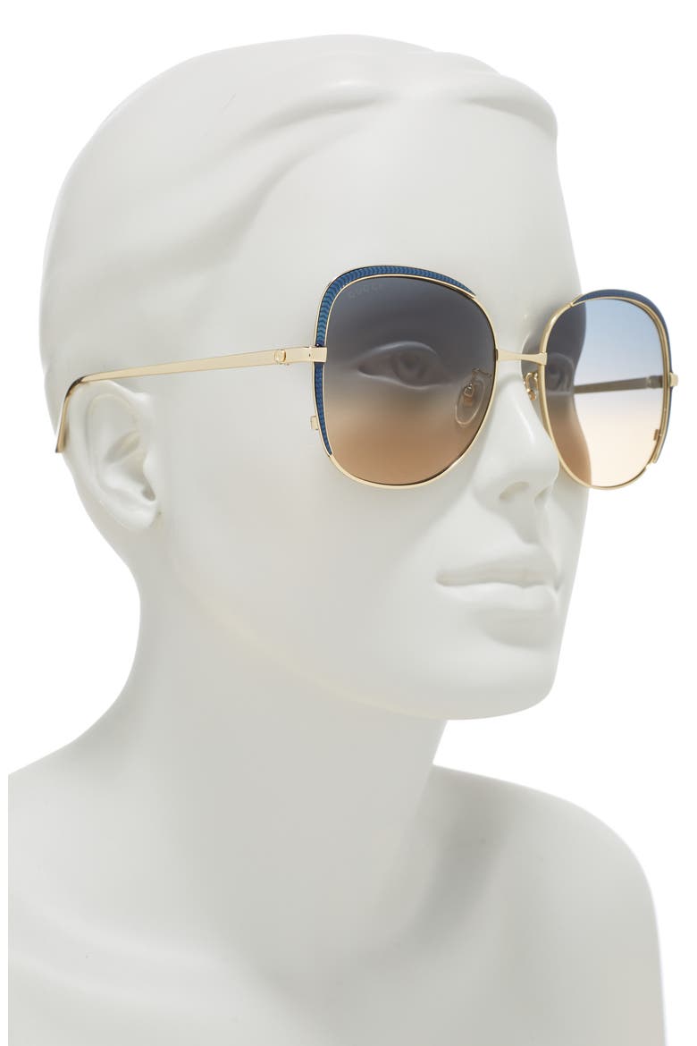 58mm Novelty Sunglasses, Alternate, color, GOLD GOLD MULTICOLOR
