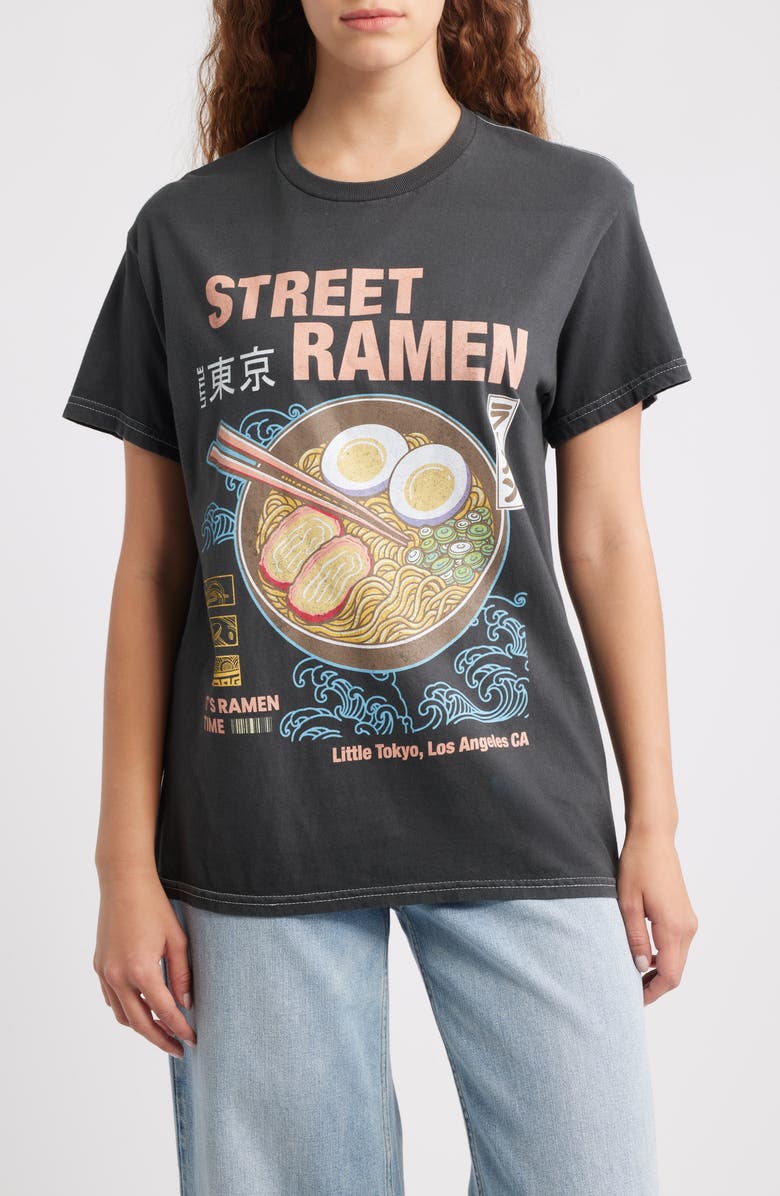 Vinyl Icons Street Ramen Cotton Graphic T-Shirt, Main, color, Phantom