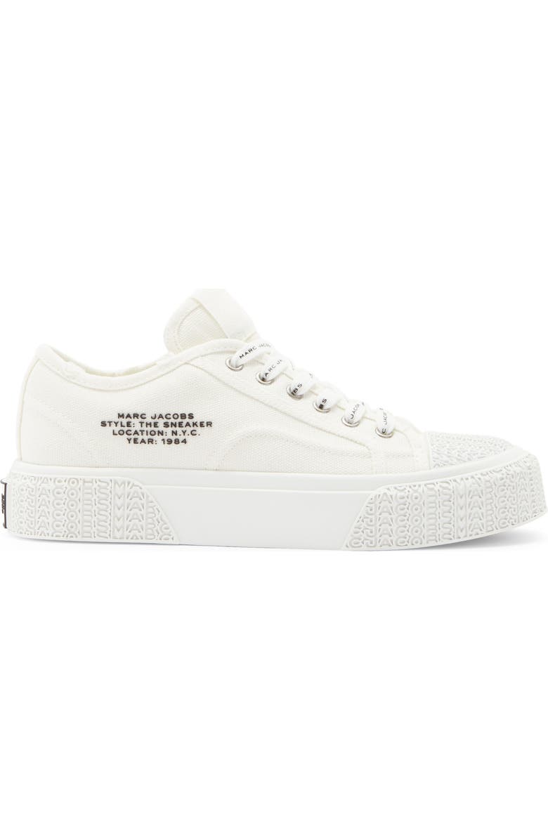Marc Jacobs The Sneaker, Alternate, color, White/ Black