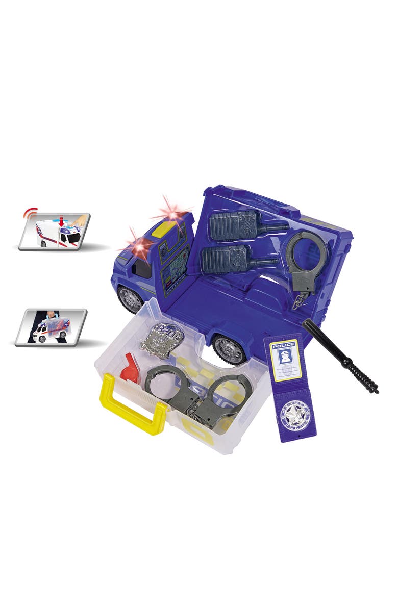 Dickie Toys HK Ltd Push And Play Sos Police Patrol Car, Alternate, color, Multicolored