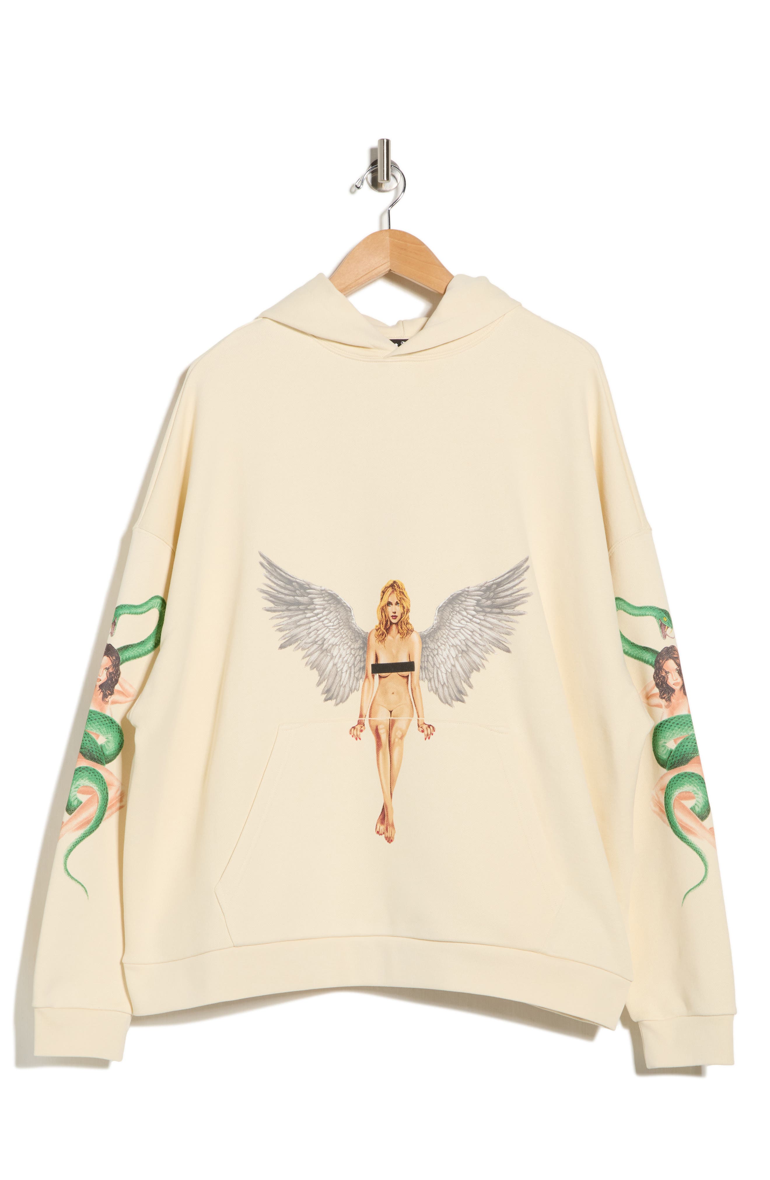 Palm Angels Cotton Graphic Hoodie