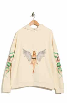 Palm Angels Cotton Graphic Hoodie