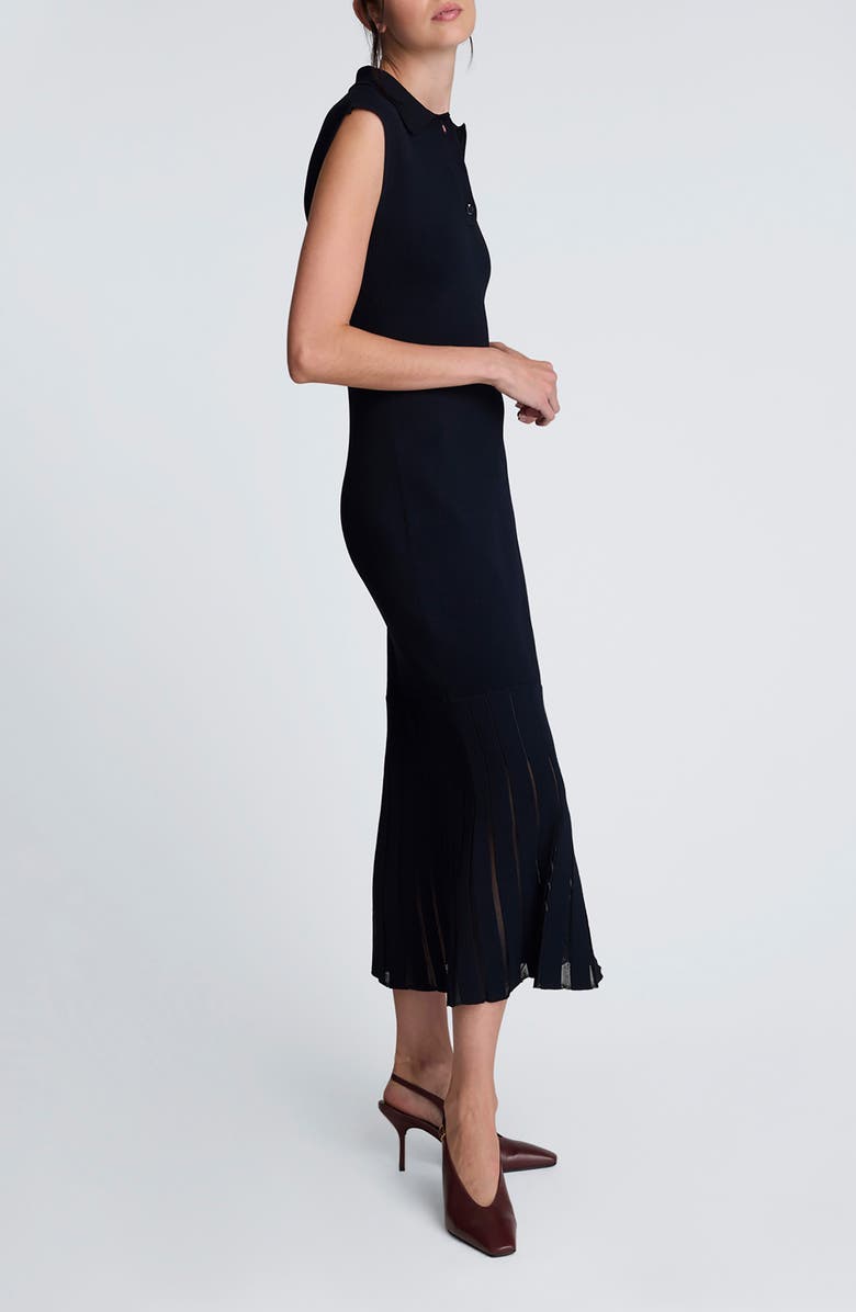 Kenneth Cole Collared Polo Sweater Dress, Alternate, color,