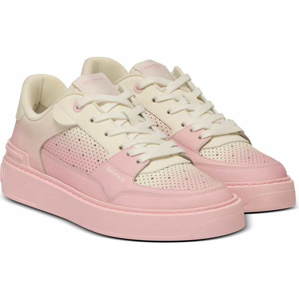 Balmain B-court Flip Trainers In Pink