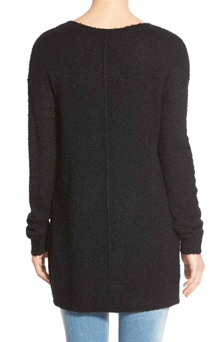 BP. Long Sleeve Split Hem Tunic, Alternate, color, 