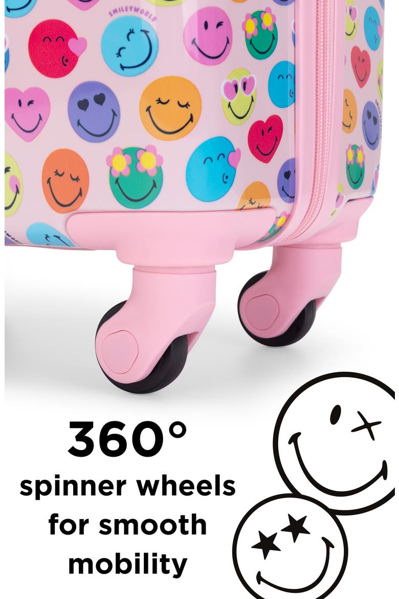 Adventure 18" Airline Approved Carry-on Suitcase, Alternate, color, Cool to be Happy