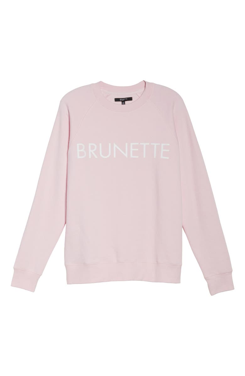 BRUNETTE the Label Brunette Crewneck Sweatshirt, Alternate, color, 