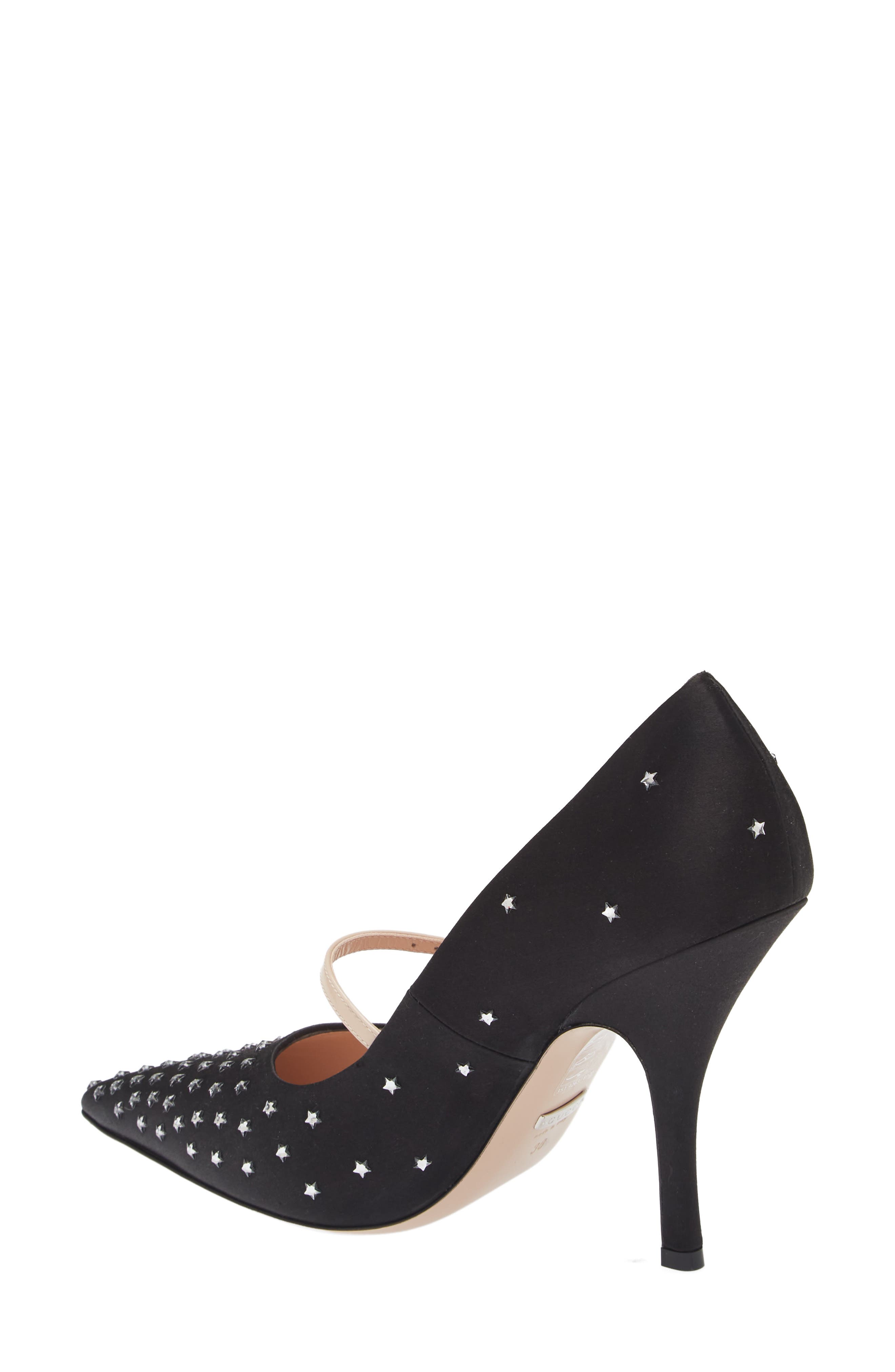 Gucci Jodie Star Spangled Satin Pump, Alternate, color, 