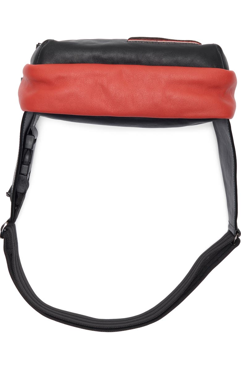 Longchamp 3D Sport Leather Belt Bag, Alternate, color, Brick