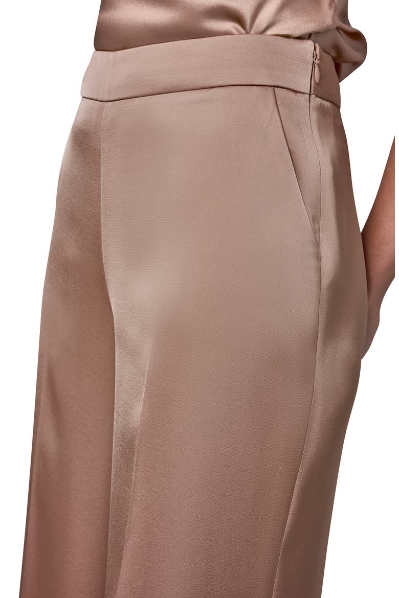Flat Front Straight Leg Pants, Alternate, color, UMBRIA