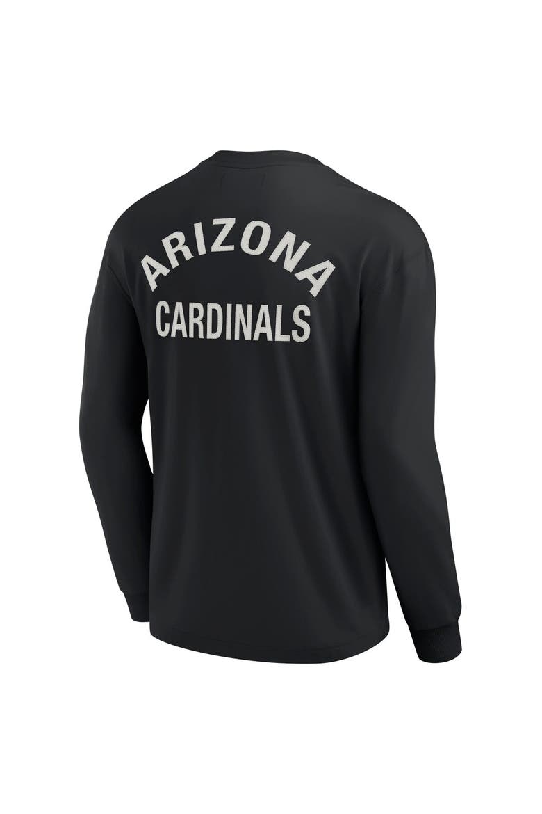 Unisex Fanatics Signature Black Arizona Cardinals Elements Super Soft Long Sleeve T-Shirt, Alternate, color, Black