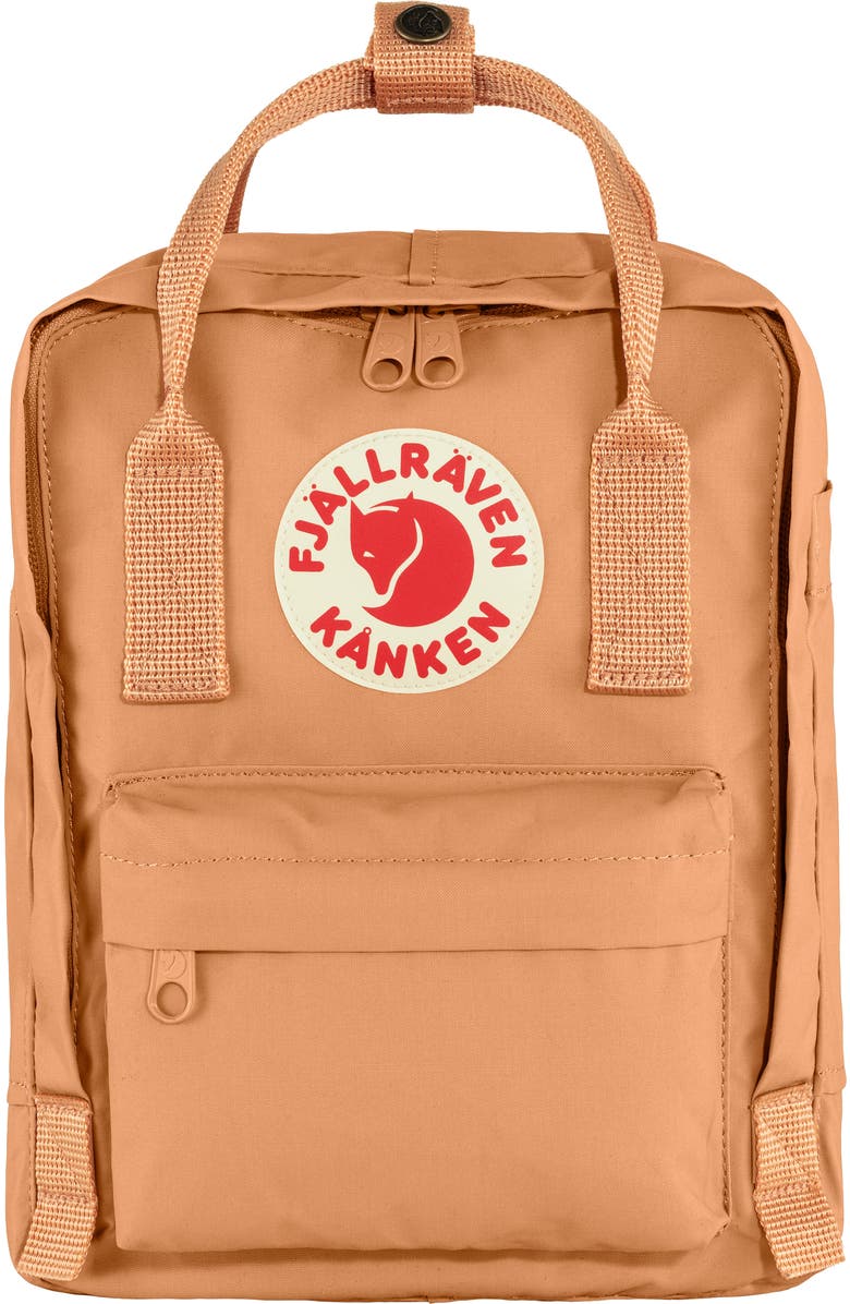 Fjällräven Mini Kånken Water Resistant Backpack, Main, color, Peach Sand