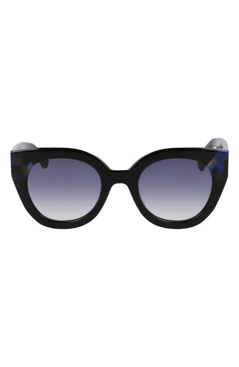 Heritage 49mm Small Round Sunglasses
