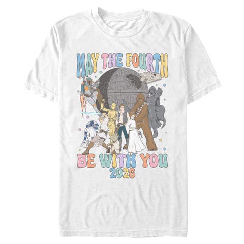 Men's Star Wars May The Fourth Be 2026  Graphic T-Shirt