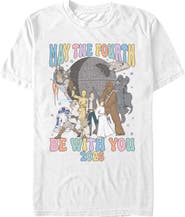 Star Wars Men's Star Wars May The Fourth Be 2026 Graphic T-Shirt