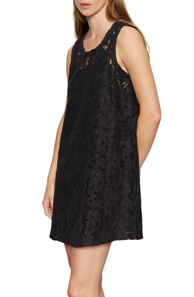 Sanctuary Sunday Best Lace Minidress, Alternate, color, Black