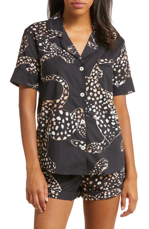 Print Cotton Short Pajamas