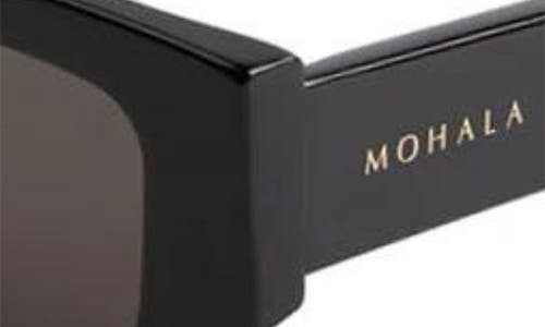 Mohala Eyewear Kalia 55mm Low Bridge Wide Width Polarized Oval Sunglasses