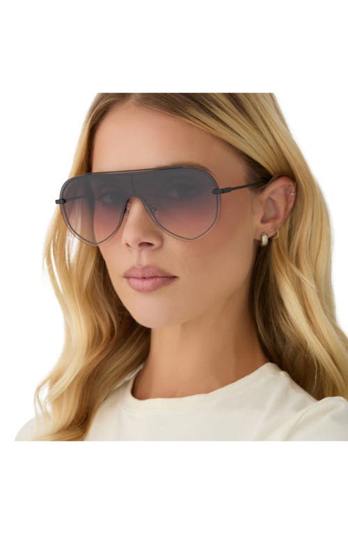 Diff Imani 139mm Gradient Shield Sunglasses In Twilight Gradient