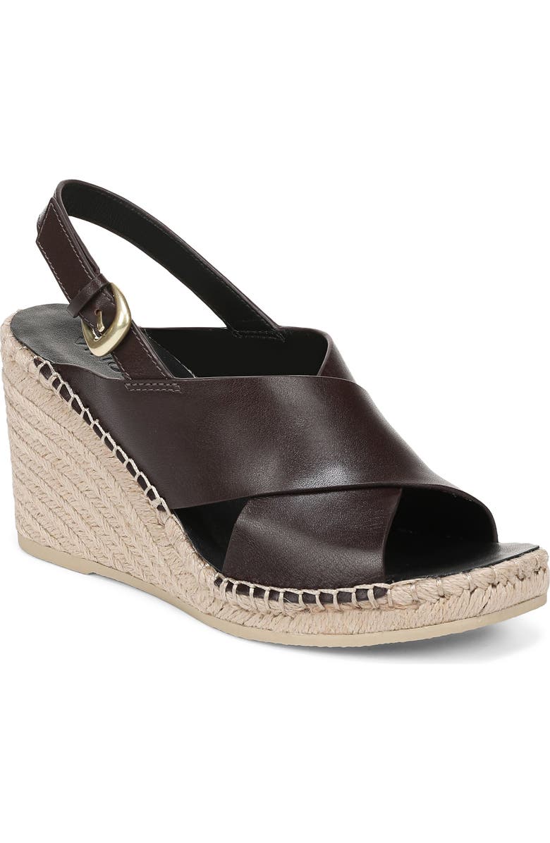 Vince Georgia Espadrille Wedge Sandal, Main, color, Ganache