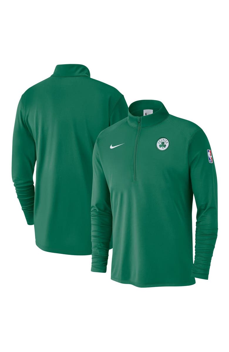 Nike Men's Nike Kelly Green Boston Celtics 2024/25 Courtside Performance Half-Zip Top, Main, color, Kelly Green