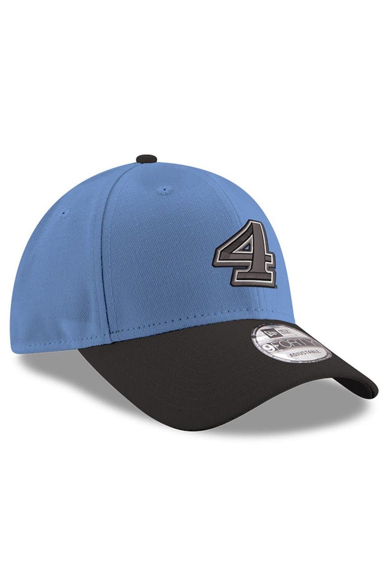 Men's New Era Light Blue/Black Kevin Harvick 9FORTY Snapback Adjustable Hat, Alternate, color, Light Blue