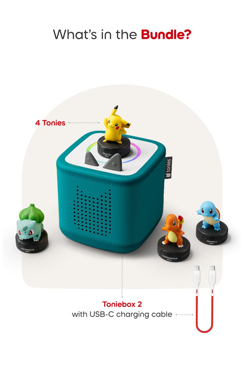Kids' Pokémon Toniebox Bundle, Alternate, color, MULTICOLOR