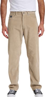 Quiksilver Landers Regular Fit Corduroy 5-Pocket Pants