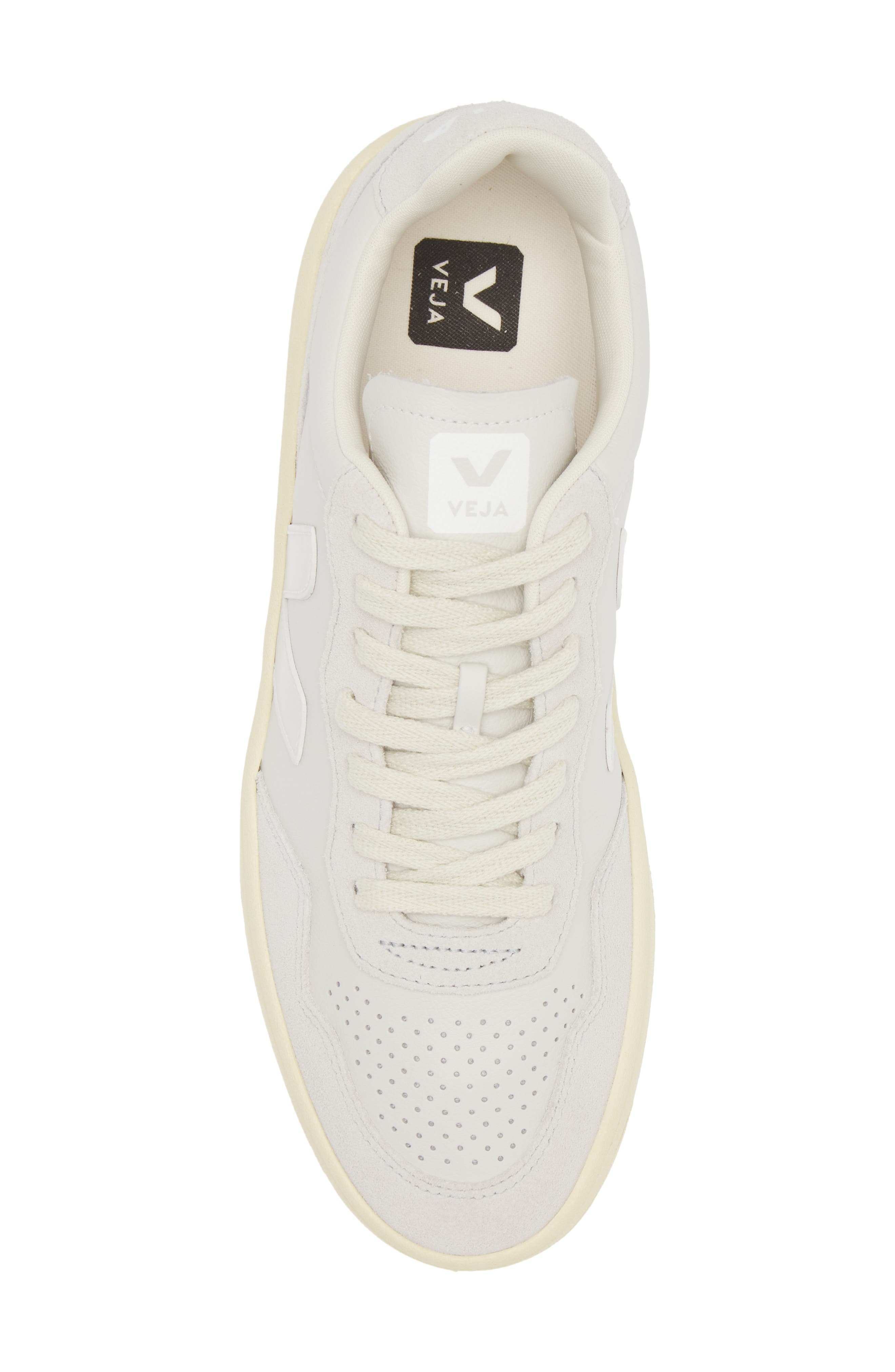 Veja V-90 Leather Sneaker, Alternate, color, 