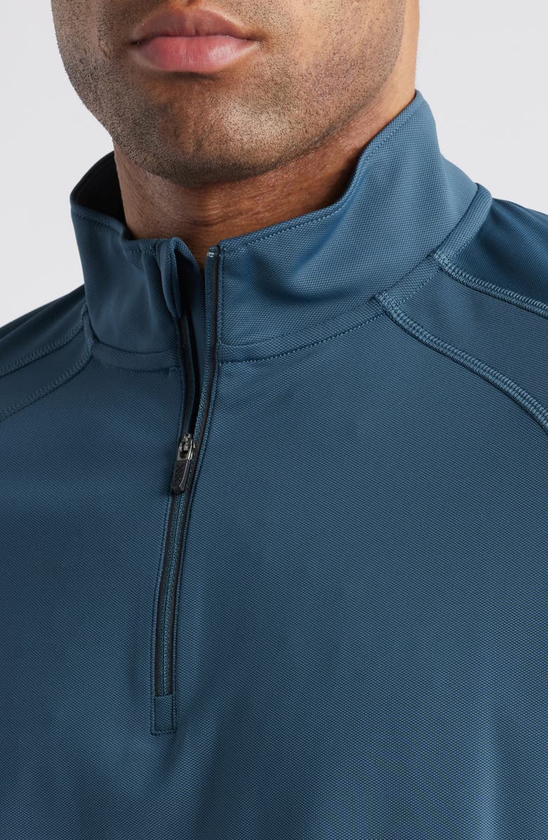Rhone Rise Quarter Zip Pullover, Alternate, color, Dark Teal