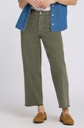 NYDJ Alyssa Frayed Crop Relaxed Tapered Jeans