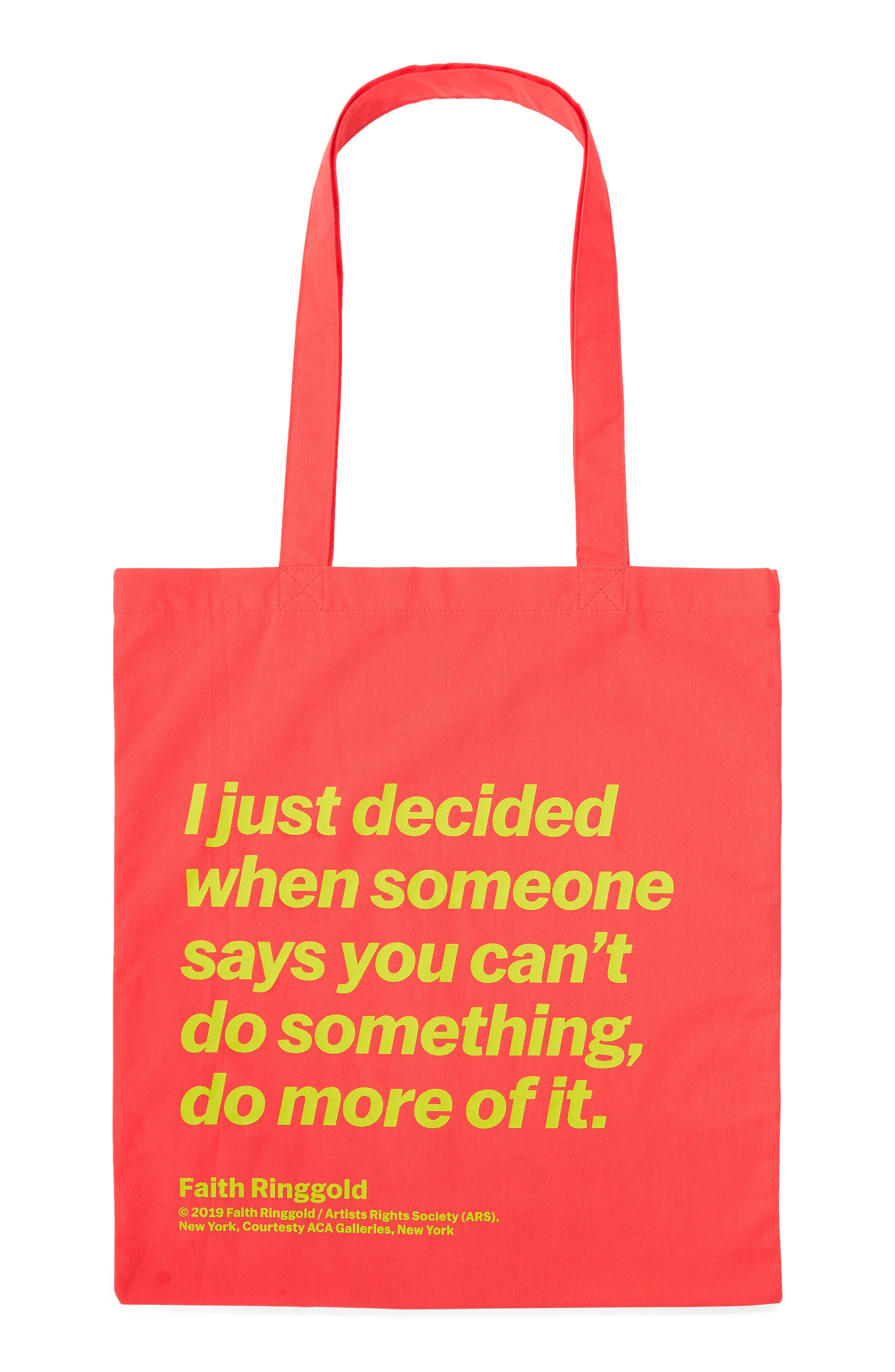MoMA Artist Quote Tote Bag, Main, color, 