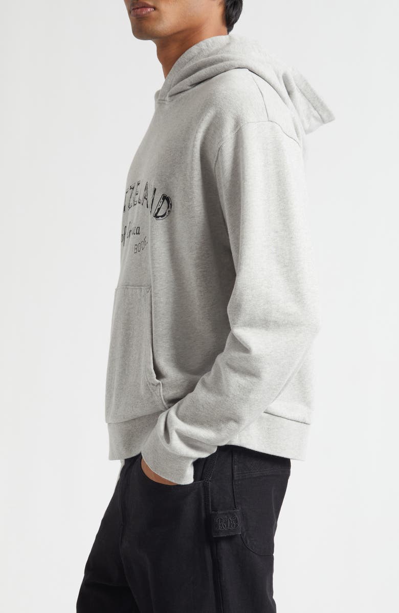 Bode Campground Cotton Graphic Hoodie, Alternate, color, Grey