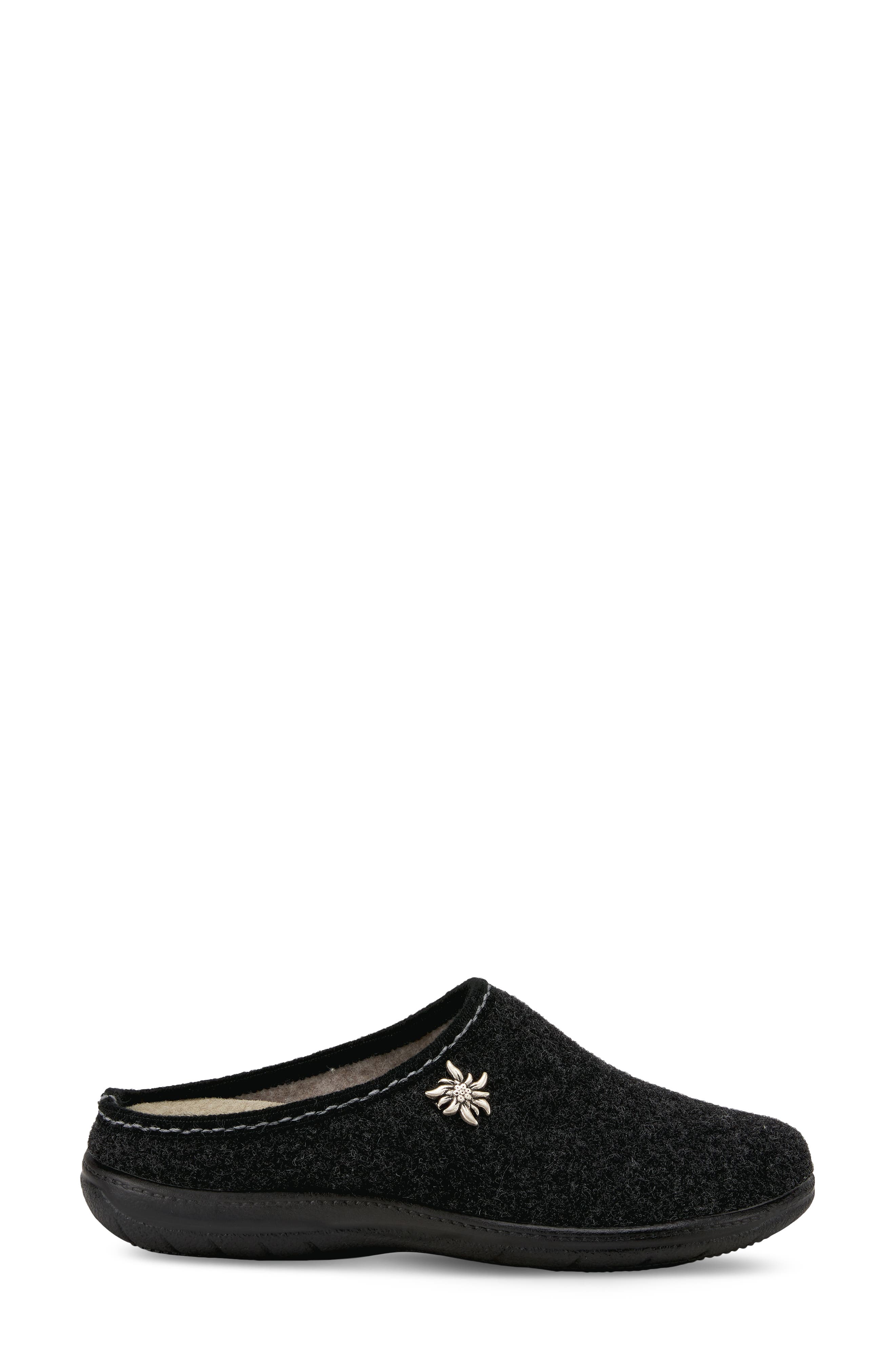 Flexus by Spring Step Loralee Scuff Slipper, Alternate, color, Black