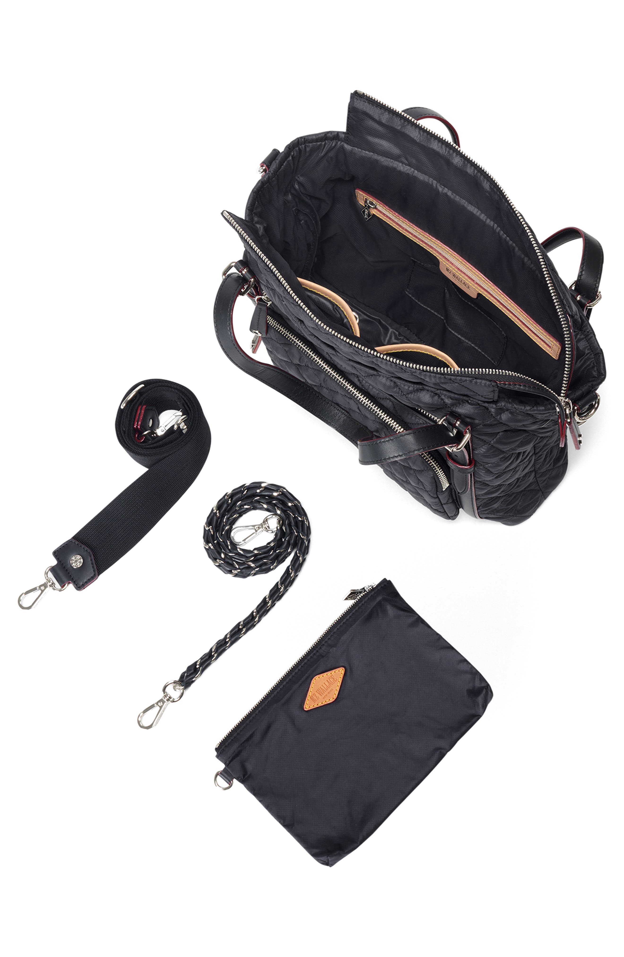 Crosby Everywhere Nylon Tote, Alternate, color, BLACK