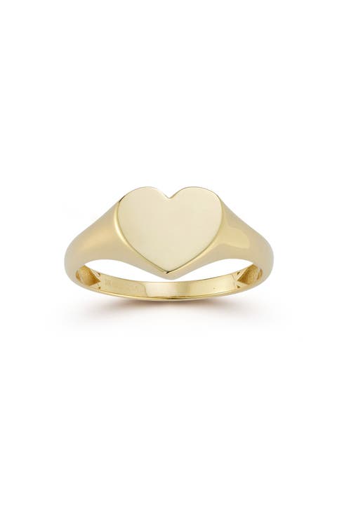 Heart Signet Ring