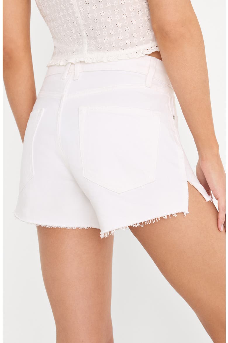 Cutoff Denim Shorts, Alternate, color, WHITE001