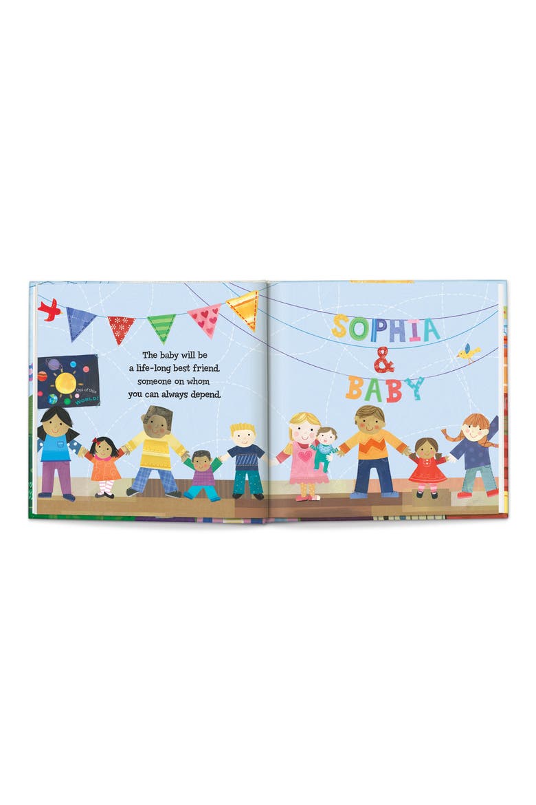 'The Super, Incredible Big Sister' Personalized Hardcover Book & Medal, Alternate, color, PINK