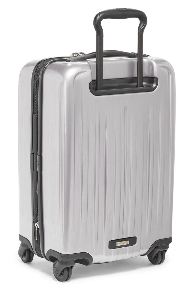 V4 Collection 22-Inch Carry-On Expandable Spinner Packing Case, Alternate, color, SILVER