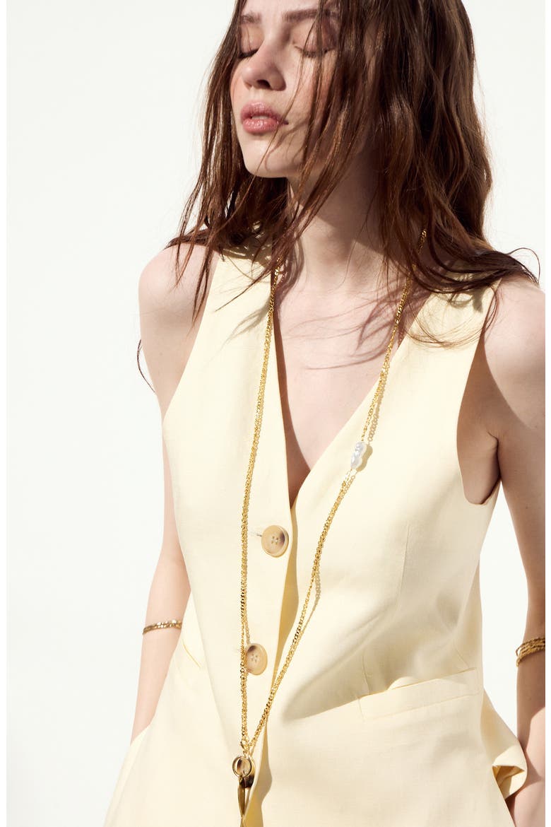 Palermo Vest, Alternate, color, ECRU