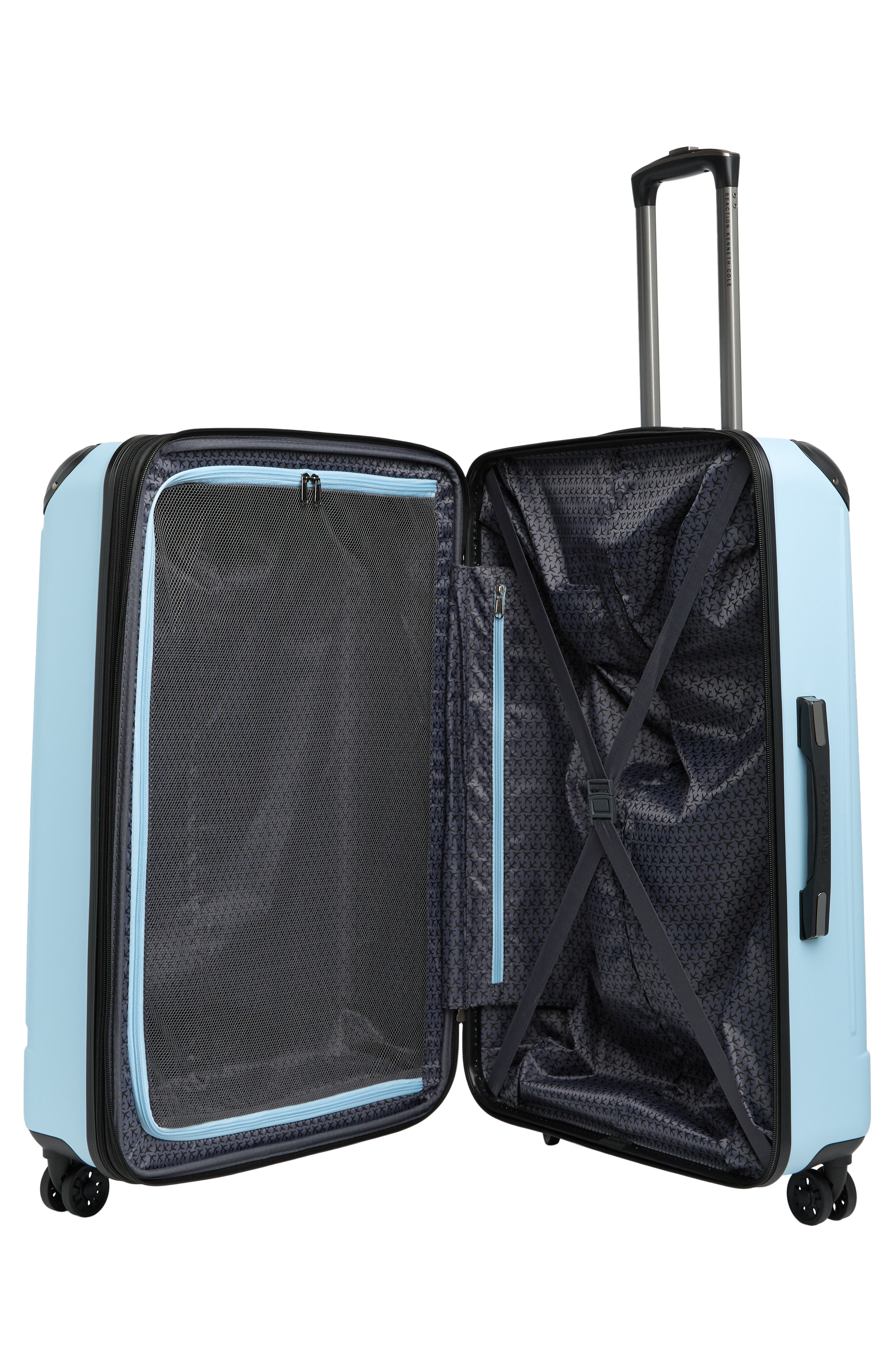 Kenneth Cole Flying Axis 28" Hardside Spinner Luggage, Alternate, color, Dream Blue
