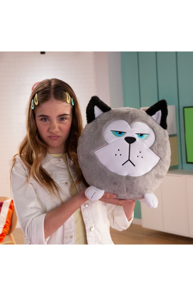 Hangry Petz Cooper Husky 12 Inch Animal Plush, Alternate, color, Multicolored