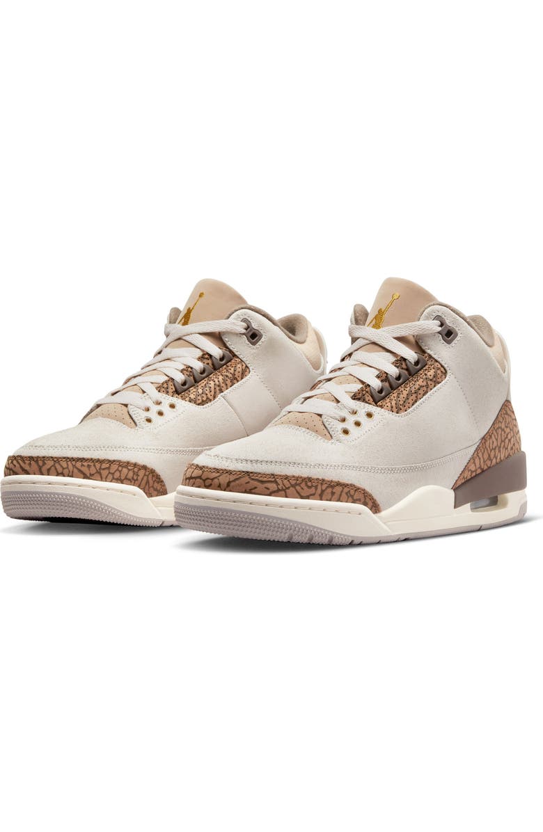 Jordan Air Jordan 3 Retro Basketball Sneaker, Main, color, Light Orewood Brown/ Gold
