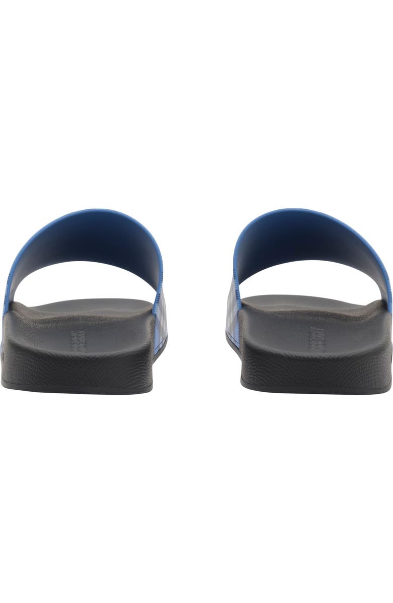 Burberry Furley Check Slide Sandal, Alternate, color, Cornflower Blu Ip Ck