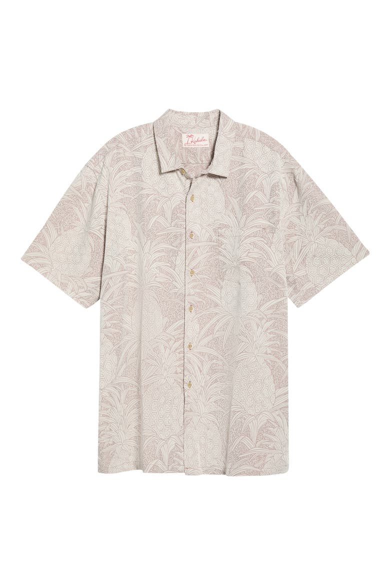 Hala Kahiki Jacquard Shirt, Main, color, TOAST