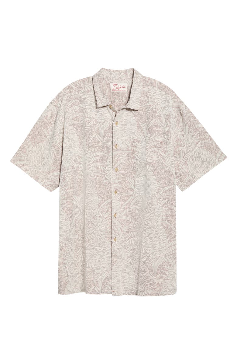Kahala Hala Kahiki Jacquard Shirt, Main, color, Toast
