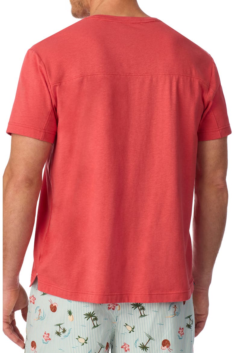 Cotton Blend Undershirt, Alternate, color, CRANBERY