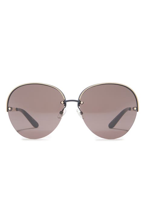 63mm Oversized Sunglasses