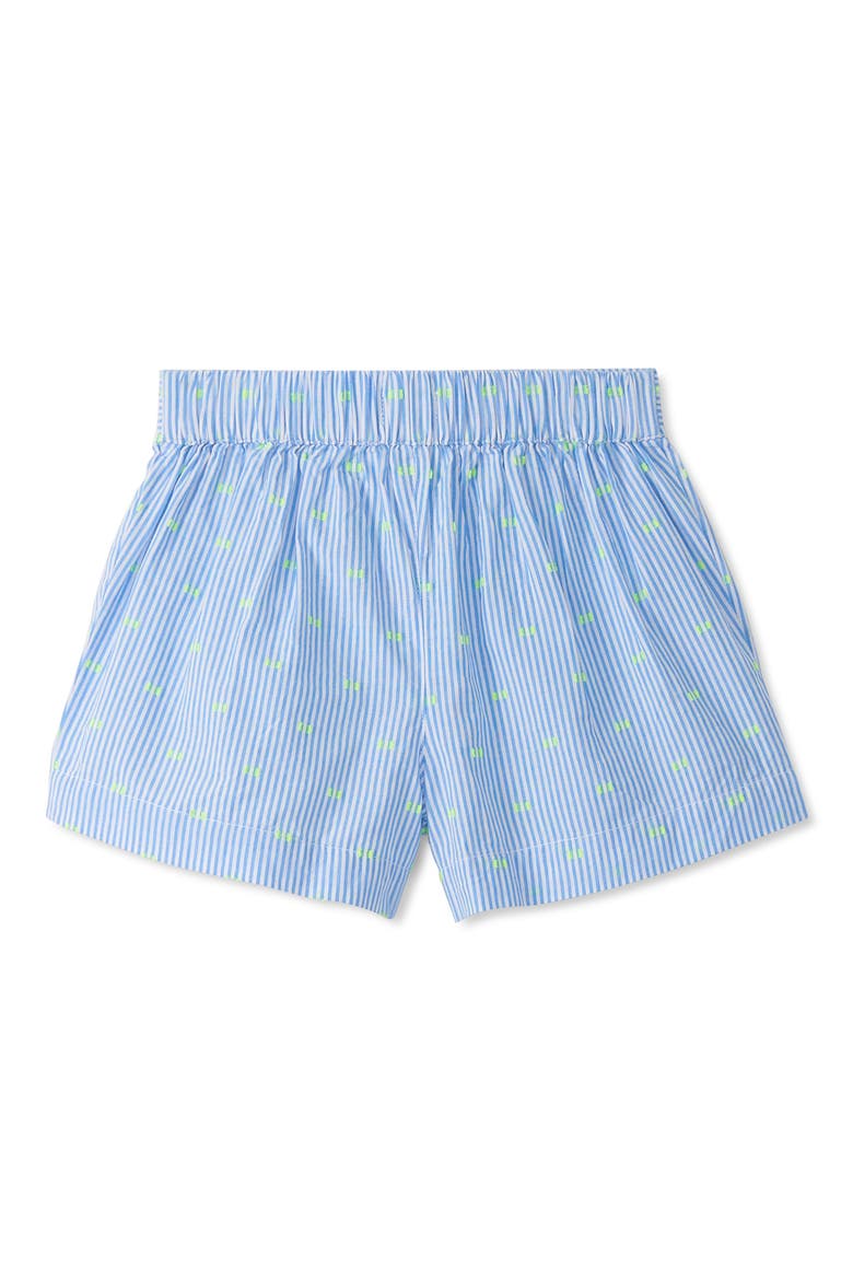Kids' Stripe Paperbag Shorts, Alternate, color, BLUE